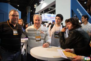 Con Alberto Winitzky y Marcos Patronelli en el Stand de ACSA - Maxion